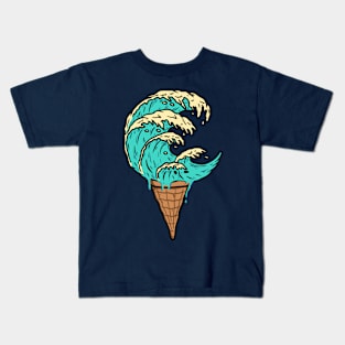Ice wave cream Kids T-Shirt